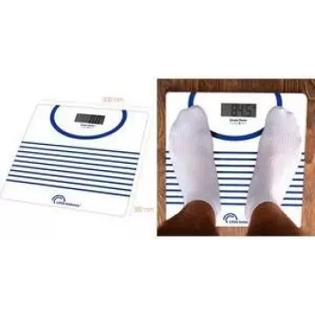 Little Balance LB 8655 cyfrowa waga osobista Sailor, ładowanie USB-C, bez baterii, 180 kg