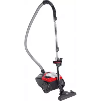Odkurzacz cylindryczny Fakir 3843003, 700 W, worek na kurz 3 l, filtr HEPA, suchy, czerwono-czarny
