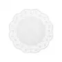 PAPSTAR Okrągła serwetka pod ciasto, średnica 360 mm, biały tłoczony papier koronkowy, 40 g/m², 1 sztuka (12265)