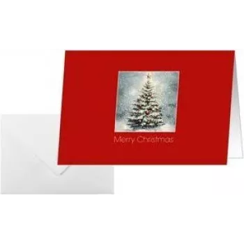 SIGEL DS643 Klasyczna kartka świąteczna, 115 x 170 mm, błyszczący karton 220 g/m², do atramentowej/laserowej/kopiarki, 1 sztuka