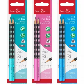 Faber-Castell GRIP 2001 TWO TONE Ołówek automatyczny, 2,0 mm, strefa miękkiego uchwytu, blister 517093