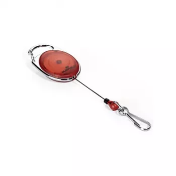 DURABLE Jojo STYLE Badge Reel z haczykiem sprężynowym 832703, czerwony
