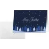 SIGEL DS635 Kartka świąteczna Snowflake Serenity A6 pozioma (A5) do atramentowej/laserowej/kopiarki, biały karton 250 g/m², 1 sztuka