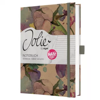 SIGEL Jolie Pure Cottonflowers Notes A5 w linie twarda oprawa 176 stron biały 100gsm JN855