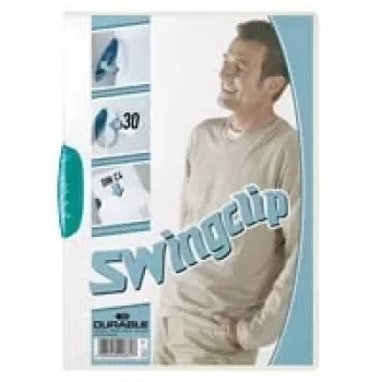 DURABLE SWINGCLIP 30 A4 teczka z klipsem przezroczysta (25 szt.) 226014