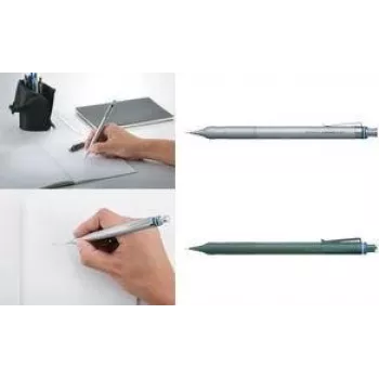 Tombow MONO graph fine Ołówek mechaniczny 0,5 mm, srebrny, 4 mm rurka prowadząca SH-MGF04