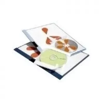 Durable CD/DVD FIX samoprzylepne kieszenie na CD, przezroczyste, 10 szt.