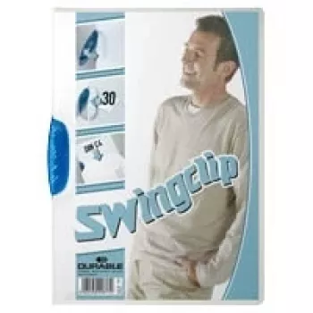 DURABLE SWINGCLIP® 30 A4 przezroczysta teczka z klipsem - opakowanie 25 szt. (226006)