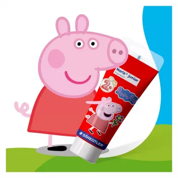 STAEDTLER Noris junior Peppa Pig farby do malowania palcami, 4 x 150 ml, od 2 lat 8814 L1