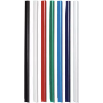 DURABLE DURACLIP A4 Listwy zaciskowe 6 mm Przezroczyste (Opakowanie 50 szt.) 293119