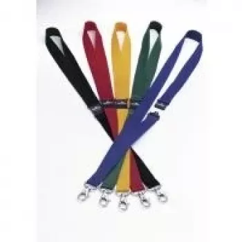 DURABLE Smycz tekstylna 20 z karabińczykiem 813705, zielona, 10 sztuk