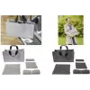 SIGEL BAB02 Torba do współdzielenia biurka Basic L, ciemnoszara, zestaw 5-częściowy