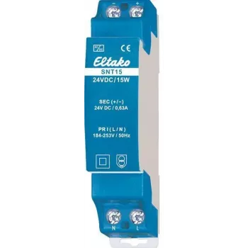 Eltako SNT15-24VDC/15W Zasilacz impulsowy na szynę DIN 24V DC 15W 0,625A 20000168