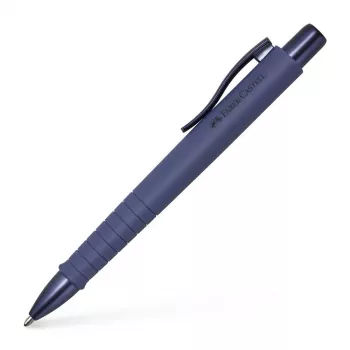 FABER-CASTELL POLY BALL URBAN Długopis, Future Dusk, Niebieski tusz, 0,6 mm XB, Antypoślizgowy uchwyt, 1 sztuka 241111
