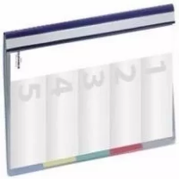 DURABLE DIVISOFLEX A4 organizator na dokumenty, 5 przegródek, niebieski 255706