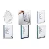 DURABLE CLICK SIGN A4 Tabliczka na drzwi w orientacji pionowej, ciemnoniebieska, 486707