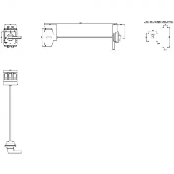 Siemens 3LD2418-0TK13 3-biegunowy wyłącznik główny i awaryjny, 250 A, czerwony/żółty
