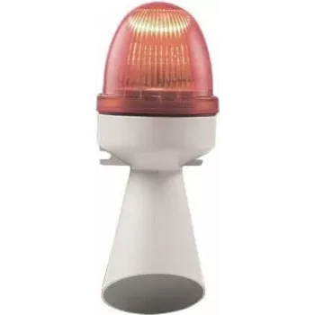 Grothe Sygnalizator dźwiękowy kombinowany pomarańczowy HUPE WL 6311 24V DC (31341)