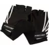 FISCHER Rękawiczki Rowerowe Sport, Rozmiar S/M, Wyściełana Dłoń, Oddychający Wierzch, Zapięcie na Rzep, Unisex, Półpalczaste 86313