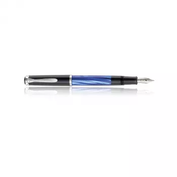 Pelikan Classic M205 Pióro wieczne czarno-niebieskie (stalówka średnia) 801874