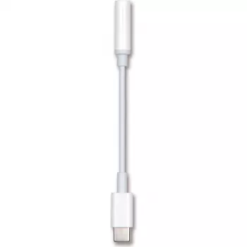 2GO 797008 Kabel adapter audio USB-C na 3,5 mm, 0,1 m, biały