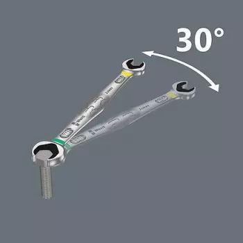 Klucz płasko-oczkowy podwójny Wera 6002 Joker 20 x 22 mm 05020260001