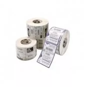 Zebra Z-Perform 1000T Etykiety papierowe termotransferowe w rolce - 101,6 x 101,6 mm, średnica zewnętrzna 127 mm, rdzeń 25,4 mm, białe, klej trwały, 662 etykiety/rolka