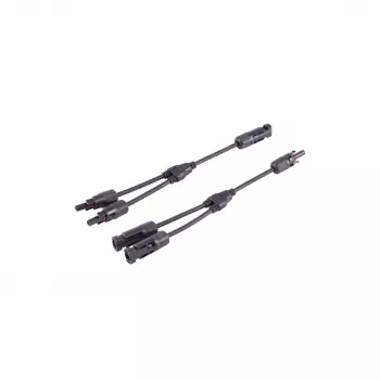 SHIVERPEAKS Zestaw kabli T-Adapter PV4, 2-na-1, 4 mm², czarny, 30 cm BS02-21032