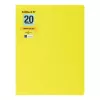PAGNA School Display Book A4, 20 koszulek, limonkowy zielony 21012-17