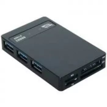 EXSYS EX-1635 USB 3.2 Gen 1 Czytnik wielokartowy - Czarny