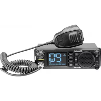 Midland Albrecht AE6390 Radio CB 12/24V 4W AM/FM VOX z montażem DIN i wyświetlaczem 2,4 inch 12639