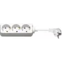 Listwa zasilająca Wentronic Goobay 3-gniazdkowa Schuko, kabel 3 m, biała 51075