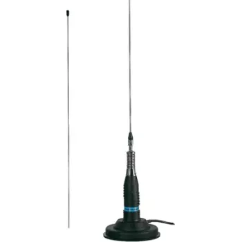 Midland Albrecht ML 145 magnetyczna antena CB do samochodu, 145 cm, 5/8 λ, 26-28 MHz, PL-259, 4 m RG-58 6305
