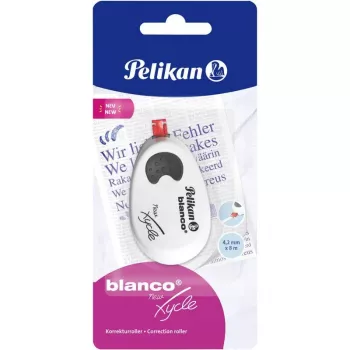 Korektor w taśmie Pelikan Xycle Blanco 4,2 mm x 8 m Bezrozpuszczalnikowy, Natychmiast Nadpisywalny, Ergonomiczny – 1 sztuka (300001140)