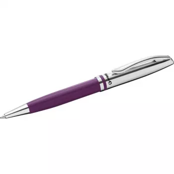 Długopis Pelikan Jazz Classic, fioletowy metal, mechanizm obrotowy, niebieski tusz, średni 300013899