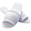 HYGOSTAR HYGONORM Jednorazowe Kapcie CLASSIC, Z Otwartymi Palcami, Białe, Uniwersalny Rozmiar, Długość: 285 mm, Cholewka Z Poliestru Frotte (5551)