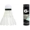TALBOT torro Badminton Shuttlecock Hit 750, wolny, biały - klasyczne naturalne pióra z korkową główką - 1 sztuka 479082