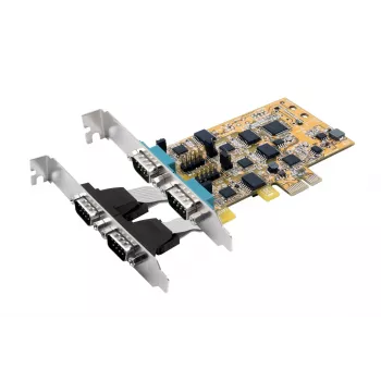 EXSYS EX-45034IS 4-portowa karta szeregowa RS-232 PCI Express z izolacją optyczną 2,5 kV