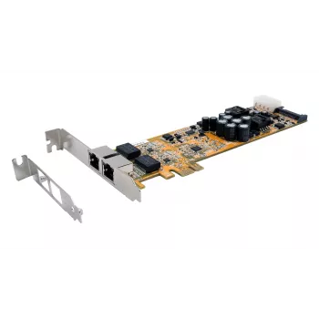EXSYS EX-6072POE-2 Dwukanałowa karta Gigabit Ethernet PCIe z PoE, Low Profile