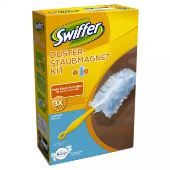 Swiffer Staubmagnet z zapachem Febreze – zestaw startowy – uchwyt do kurzu + 3 wkłady 5410076542284