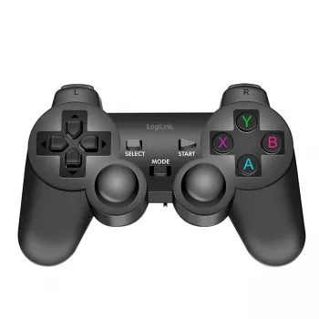 LogiLink AA0187 Bezprzewodowy kontroler do gier 2,4 GHz Czarny Zasięg 8 m PC Android PS3