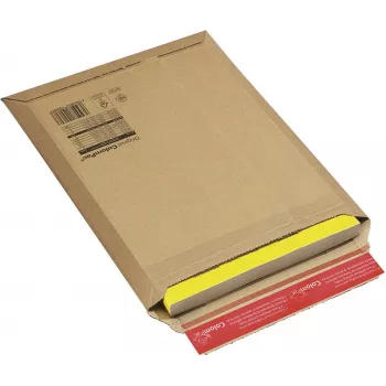 Colompac CP010.06 Brązowa koperta wysyłkowa z papieru kraft, samoprzylepna, 250 x 180 mm, 20 sztuk CP010.06.020