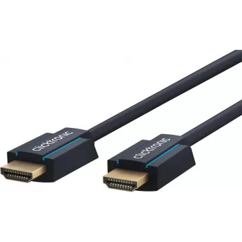 ClickTronic 70308 12,5m kabel HDMI High Speed z Ethernet - niebieski