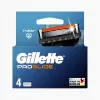 Gillette ProGlide męskie wkłady do maszynki, 4 wkłady, 5 ostrzy antyfrykcyjnych + precyzyjny trymer, Lubrastrip, kompatybilne z rączkami Fusion5 8001090456366