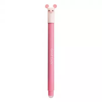 Faber-Castell Eberhard Faber Animal Erase it! Długopis żelowy Świnka Niebieski 0,7 mm Zmazywalny Uzupełnialny 582106