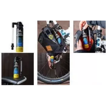 MICHELIN Expert Spray do naprawy przebitych opon rowerowych, 75 ml, bez narzędzi, uszczelnia i pompuje, jednorazowy 650040