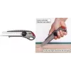 Nóż uniwersalny NT Cutter L-550GP 18mm z łamanym ostrzem, korpus aluminiowy, metalowa prowadnica ostrza, blokada śrubowa, antracytowy h1310511