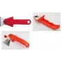 Skrobak NT Cutter SC-2P, ostrze ze stali nierdzewnej 60 mm, czerwona plastikowa rączka, 1 sztuka h1310652