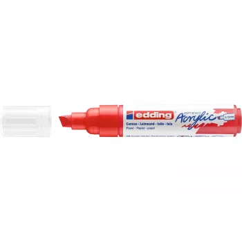 Edding 5000 marker akrylowy szeroka końcówka dłutowa czerwony 4-5000902