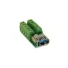 EXSYS EX-49060 adapter, 10-pinowe gniazdo USB 3.0 – listwa zaciskowa
